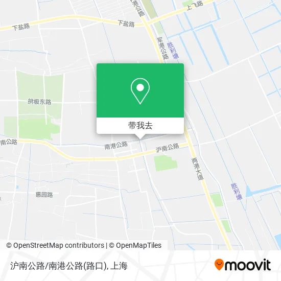 沪南公路/南港公路(路口)地图