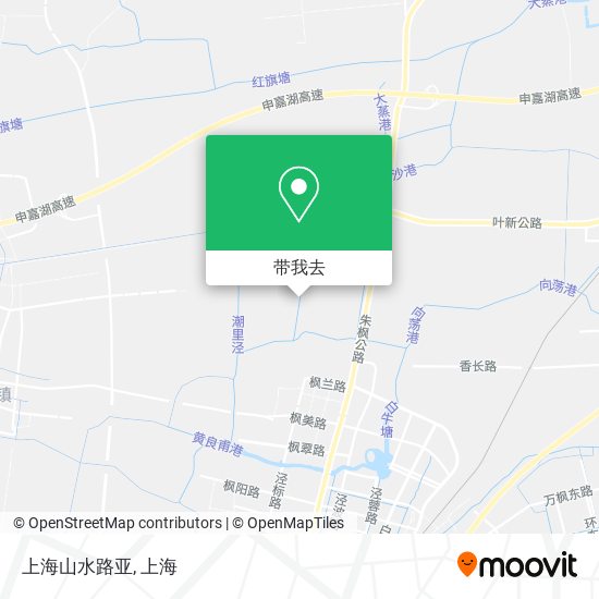 上海山水路亚地图