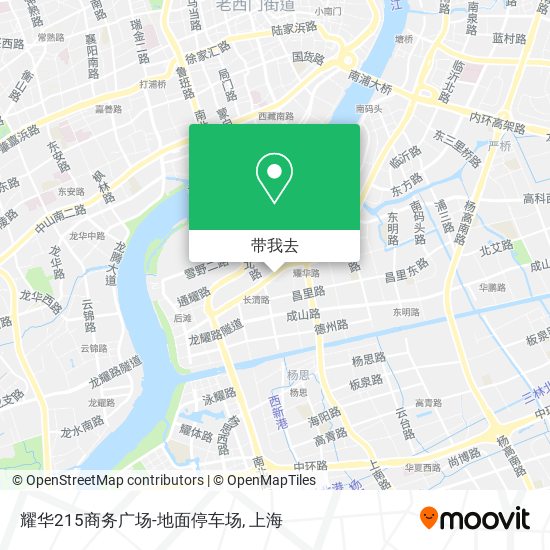 耀华215商务广场-地面停车场地图