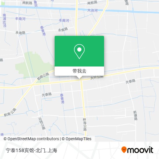 宁泰158宾馆-北门地图
