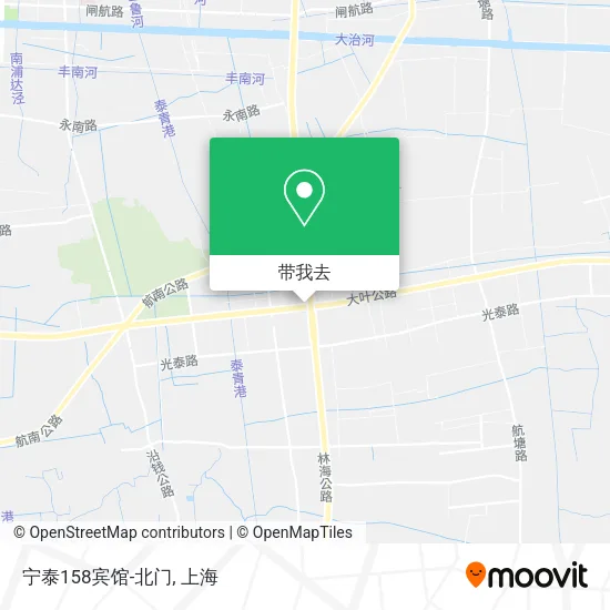 宁泰158宾馆-北门地图