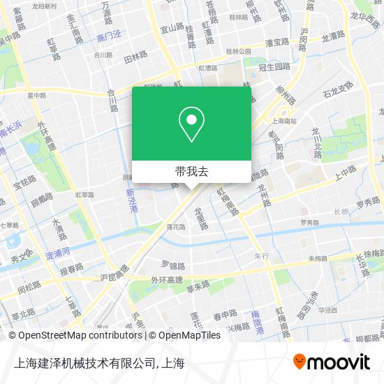 上海建泽机械技术有限公司地图