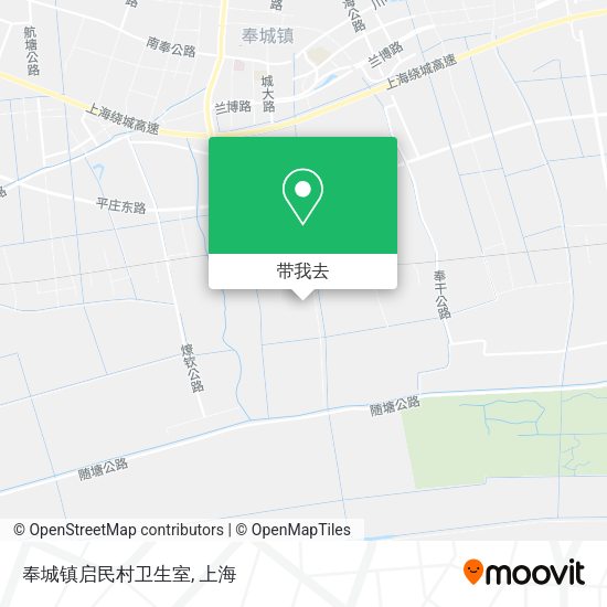 奉城镇启民村卫生室地图