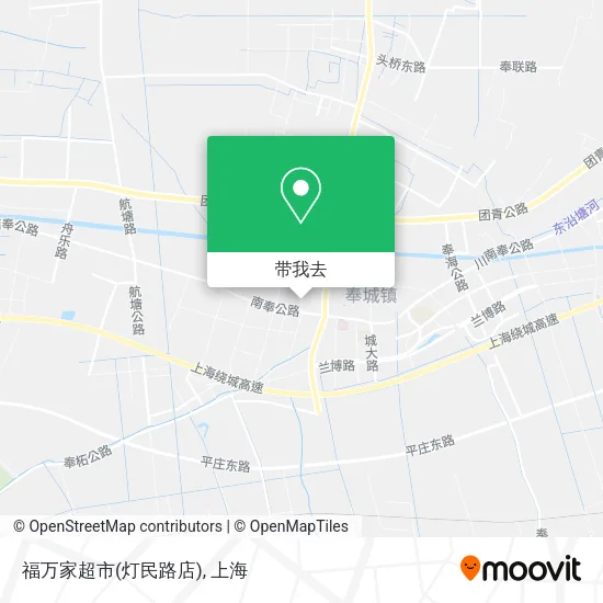 福万家超市(灯民路店)地图