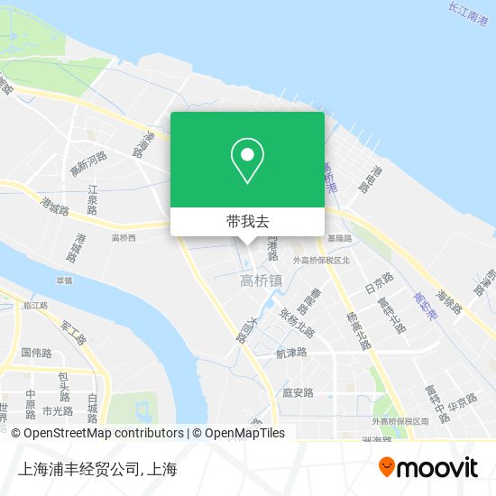 上海浦丰经贸公司地图