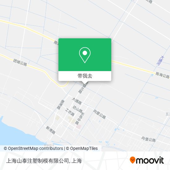 上海山泰注塑制模有限公司地图