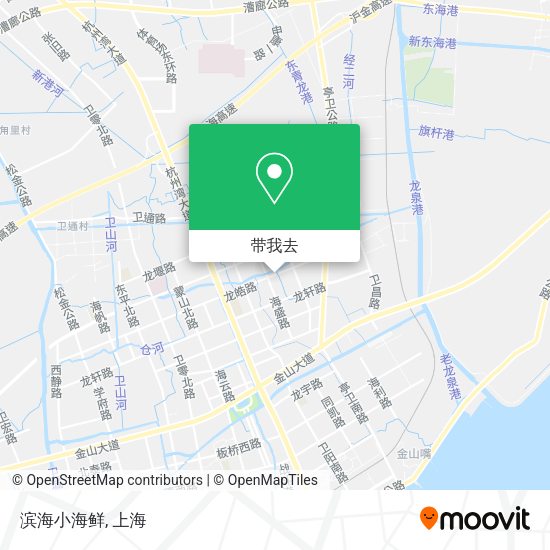 滨海小海鲜地图