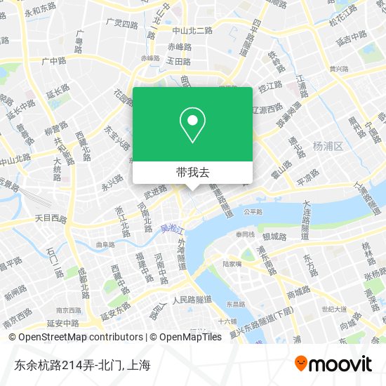 东余杭路214弄-北门地图