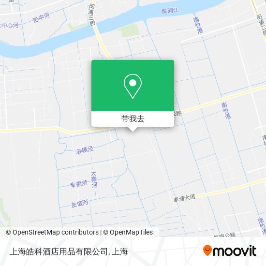 上海皓科酒店用品有限公司地图