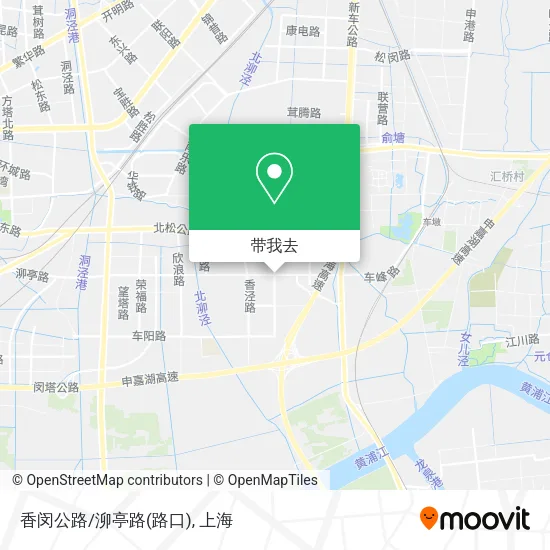 香闵公路/泖亭路(路口)地图