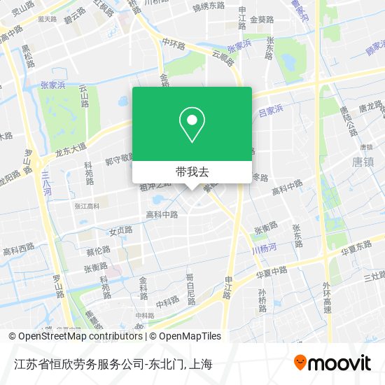 江苏省恒欣劳务服务公司-东北门地图
