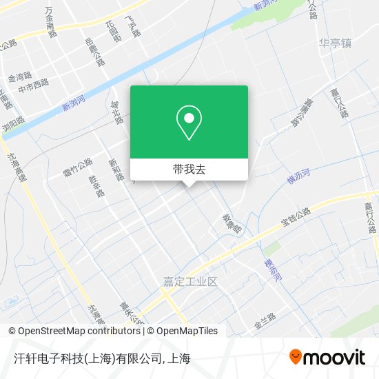 汗轩电子科技(上海)有限公司地图