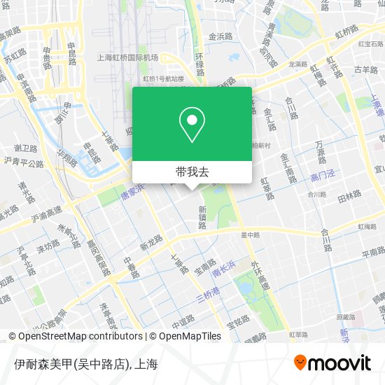 伊耐森美甲(吴中路店)地图