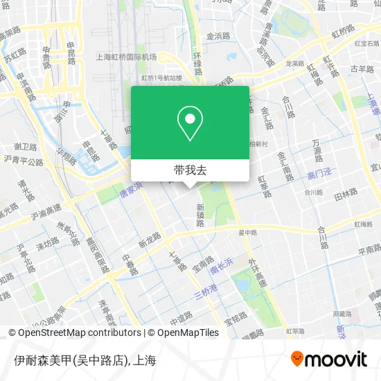 伊耐森美甲(吴中路店)地图