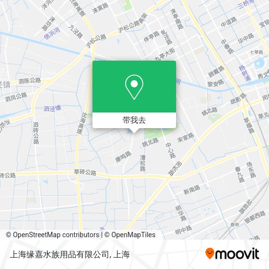 上海缘嘉水族用品有限公司地图