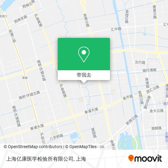 上海亿康医学检验所有限公司地图