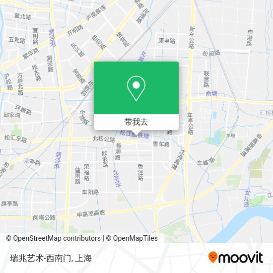 瑞兆艺术-西南门地图