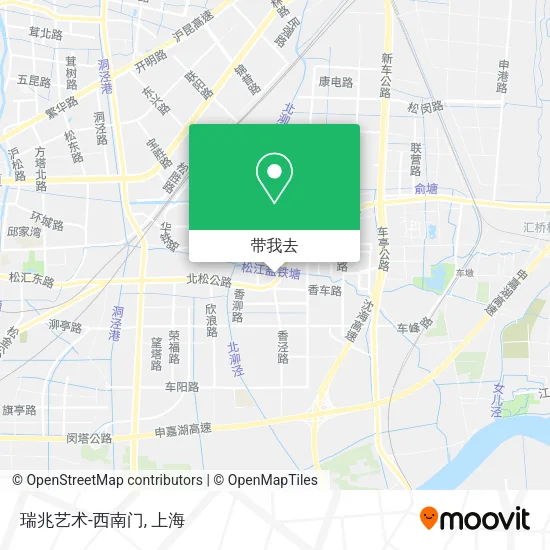 瑞兆艺术-西南门地图