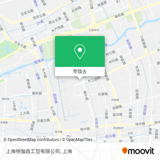 上海明伽昌工贸有限公司地图