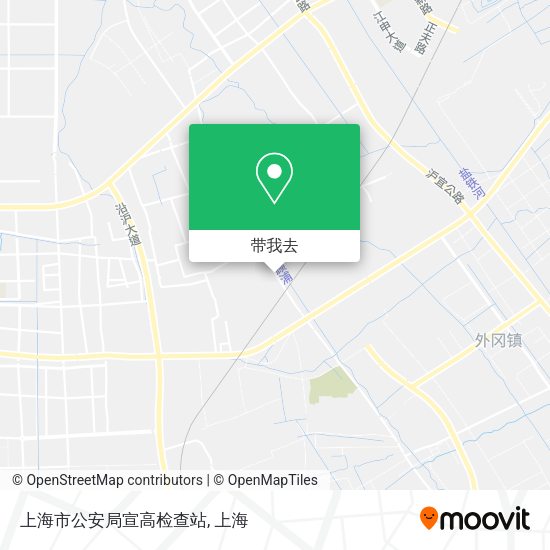 上海市公安局宣高检查站地图