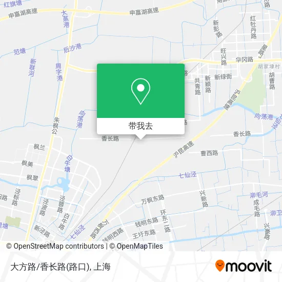 大方路/香长路(路口)地图