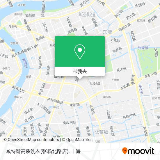 威特斯高质洗衣(张杨北路店)地图