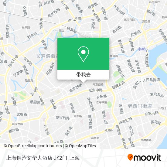 上海锦沧文华大酒店-北2门地图
