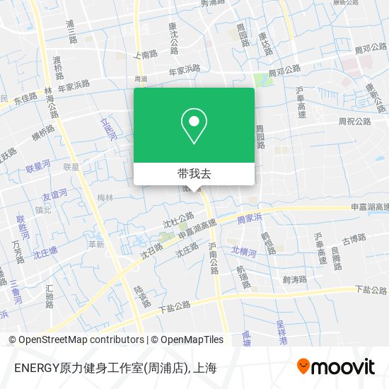 ENERGY原力健身工作室(周浦店)地图