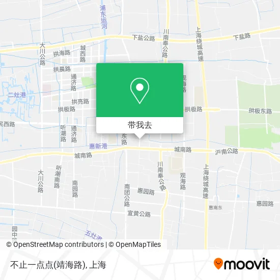 不止一点点(靖海路)地图