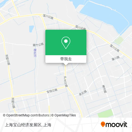 上海宝山经济发展区地图