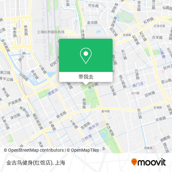 金吉鸟健身(红馆店)地图