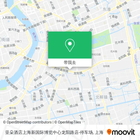 亚朵酒店上海新国际博览中心龙阳路店-停车场地图