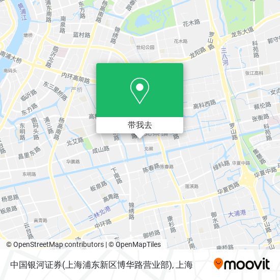 中国银河证券(上海浦东新区博华路营业部)地图