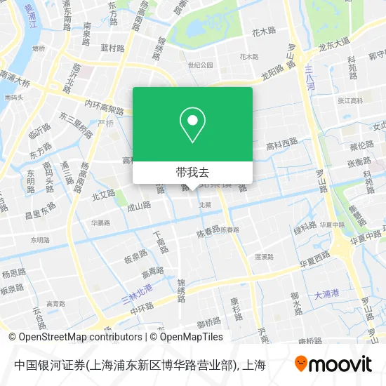 中国银河证券(上海浦东新区博华路营业部)地图