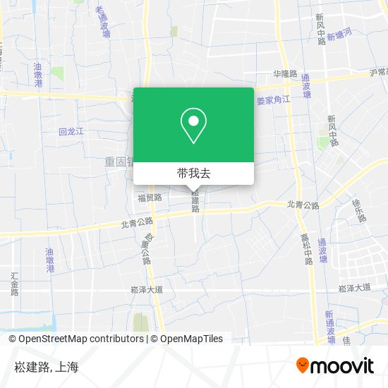 崧建路地图