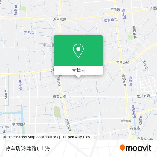 停车场(崧建路)地图