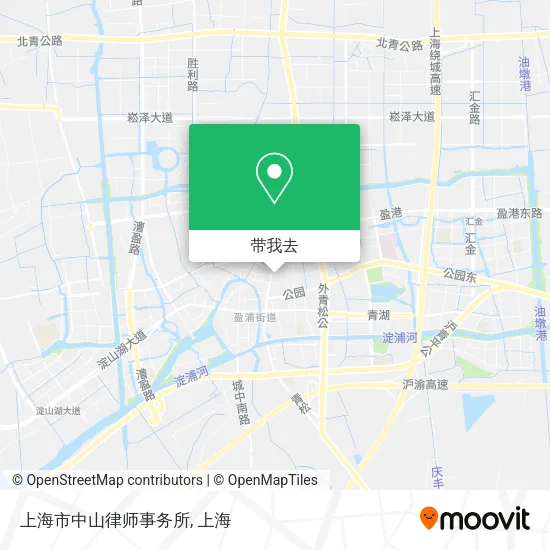 上海市中山律师事务所地图