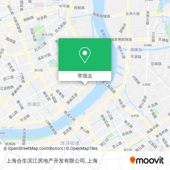 上海合生滨江房地产开发有限公司地图