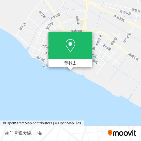 南门景观大堤地图