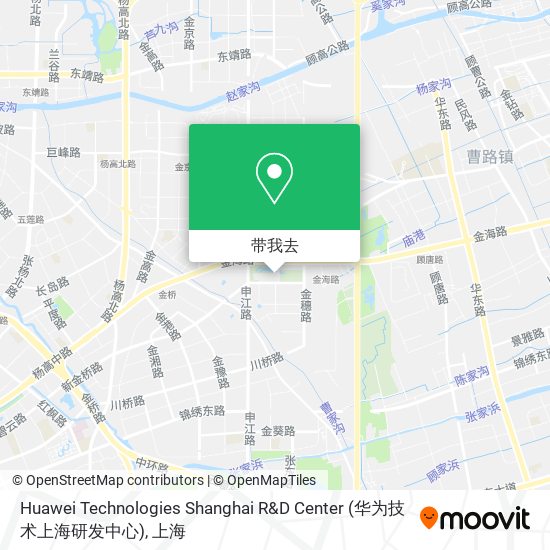 Huawei Technologies Shanghai R&D Center (华为技术上海研发中心)地图