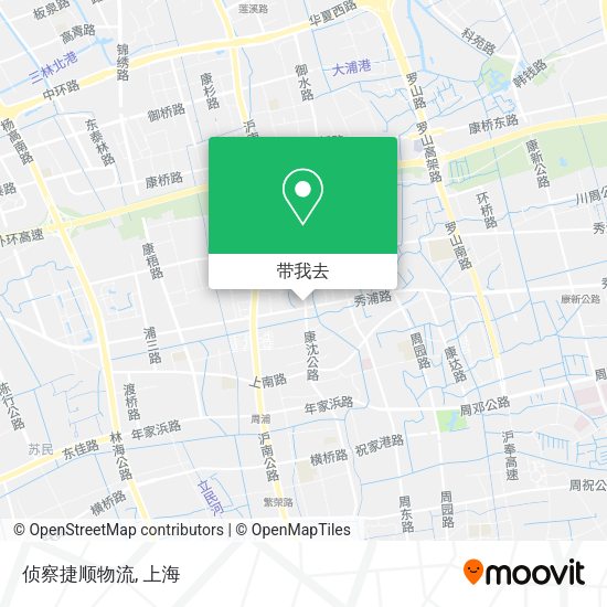 侦察捷顺物流地图