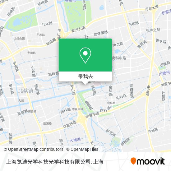 上海览迪光学科技光学科技有限公司地图