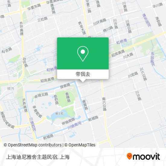 上海迪尼雅舍主题民宿地图