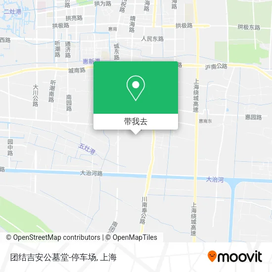 团结吉安公墓堂-停车场地图
