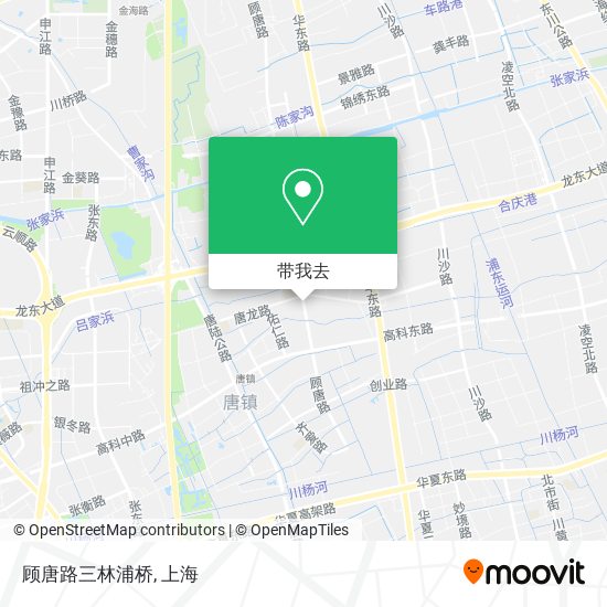 顾唐路三林浦桥地图