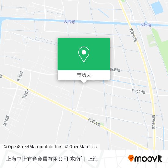 上海中捷有色金属有限公司-东南门地图