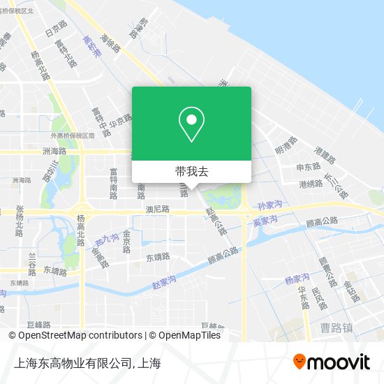上海东高物业有限公司地图
