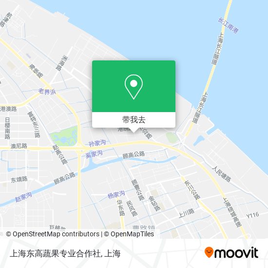 上海东高蔬果专业合作社地图