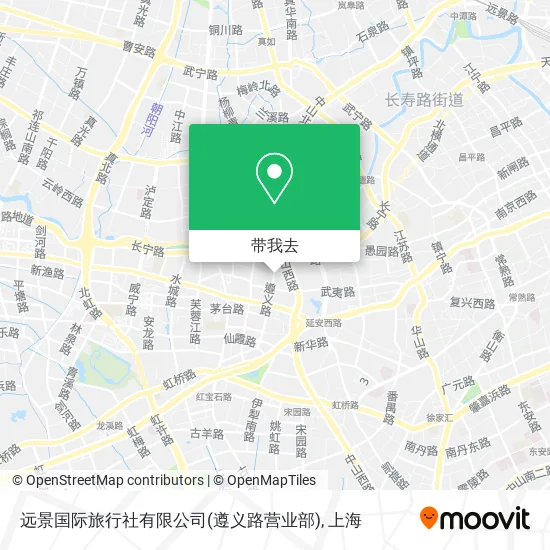 远景国际旅行社有限公司(遵义路营业部)地图
