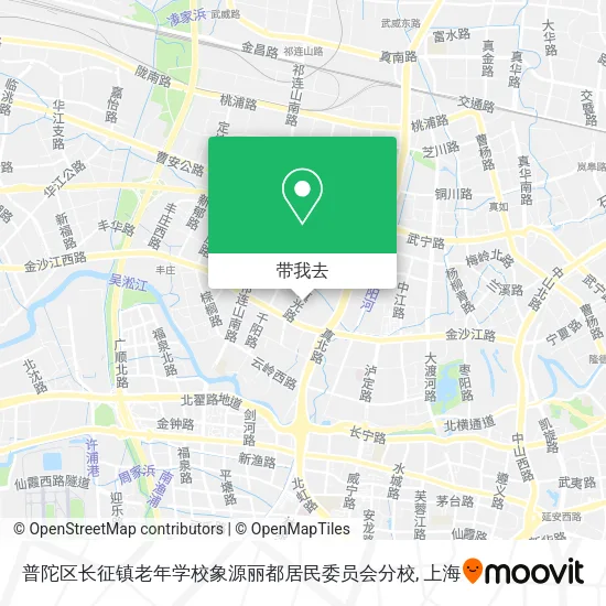 普陀区长征镇老年学校象源丽都居民委员会分校地图